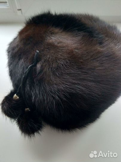 Шапка норковая женская бу размер 54