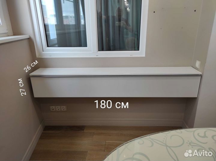 Белая тумба навесная икеа