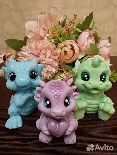 Мыло ручной работы дракон