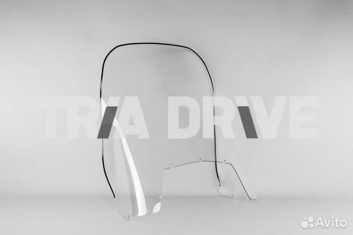 Стекло ветровое на снегоход Yamaha Bravo(62см,3мм)