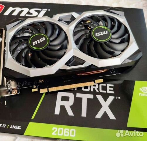 MSI RTX 2060 Super 8G Видеокарта rtx 3060