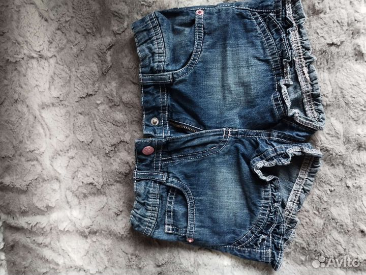 Шорты, сарафан джинсовые для девочки