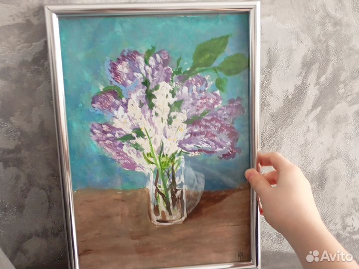 Картина гуашь