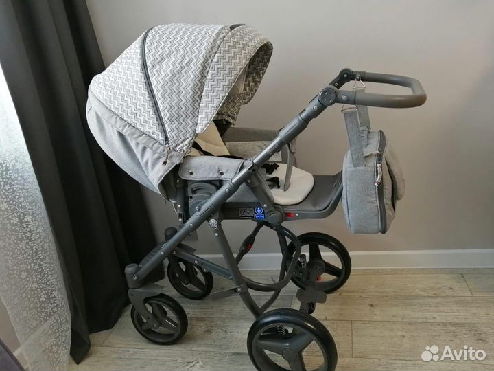 Коляска 2 в 1 adamex reggio