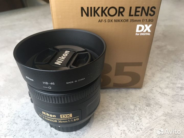 Объектив nikon 35 mm 1 8