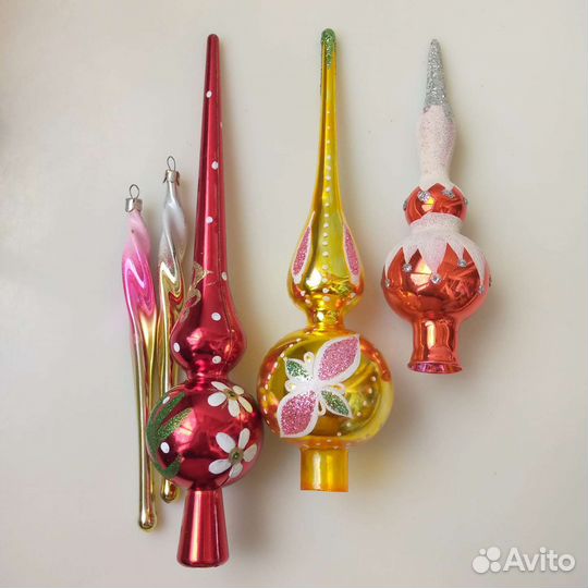 Навершие для ёлки пика шпиль верхушка насадка СССР