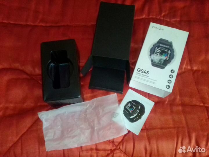 Смарт-браслет GS45 (черный) (vixion)