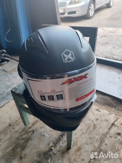 Мотоциклетный шлем новый