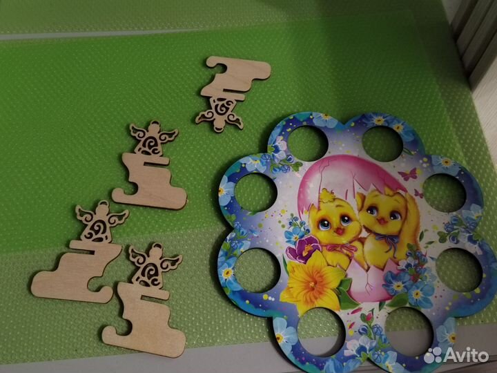 Подставка под яйца к пасхе