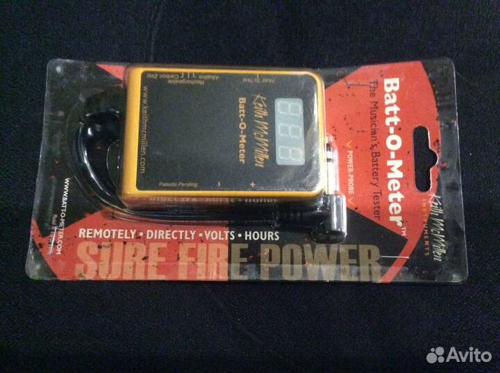 Тестер батарей Batt o meter (для гитаристов)