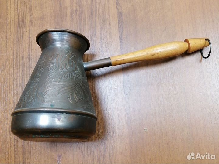 Турка для кофе медная