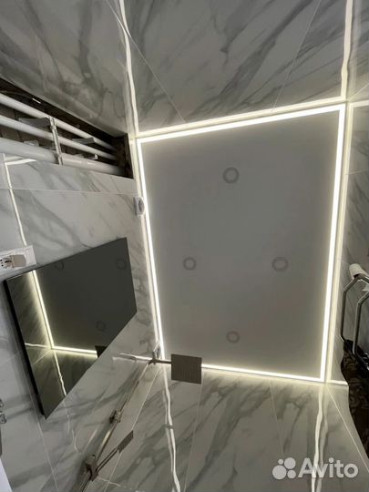 Натяжные потолки без посредников) Слив воды