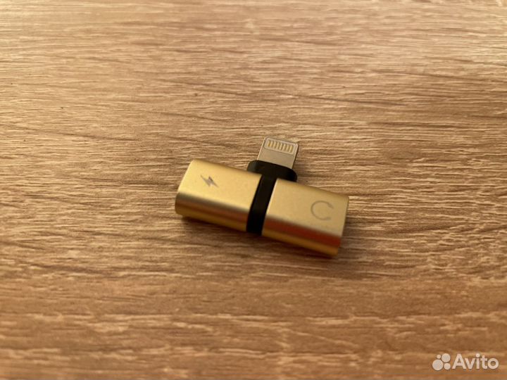 Переходник. 2 в 1 для зарядки адаптер для iPhone