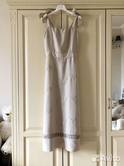 Льняной сарафан макси 120 lino, оригинал, Италия