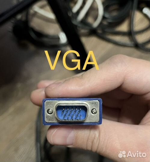 Провода питания, DVI-D, VGA, DisplayPort