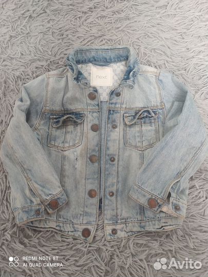 Джинсовая куртка для девочки