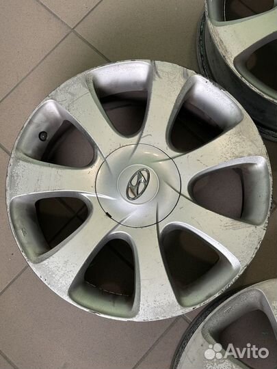 Литые диски Hyundai компл., оригинал, r17 5х114.3