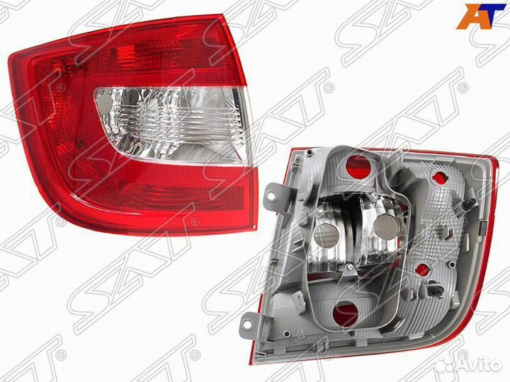 Фонарь задний левый Skoda Rapid2013