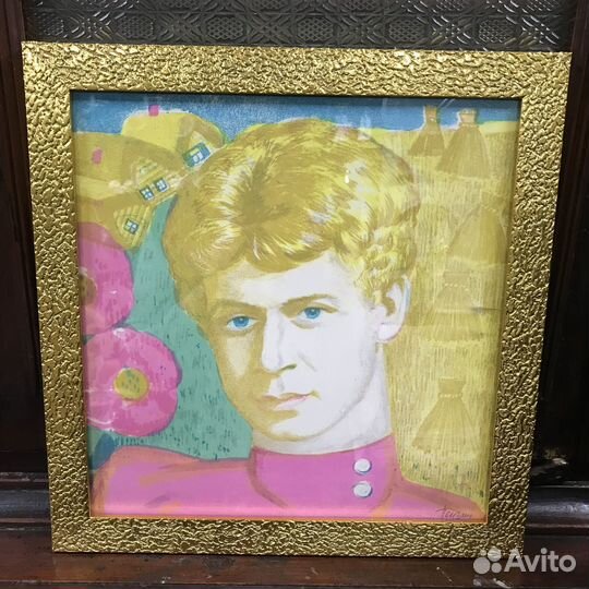 Есенин литография