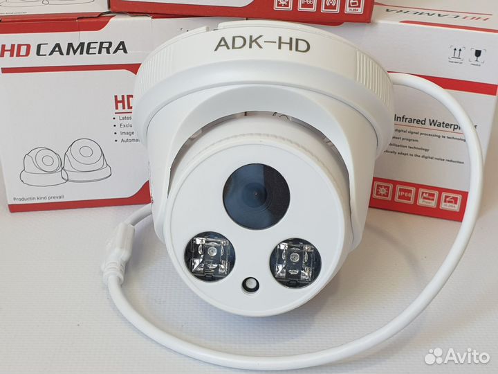 Камера видеонаблюдения 4Мп IP PoE микрофон