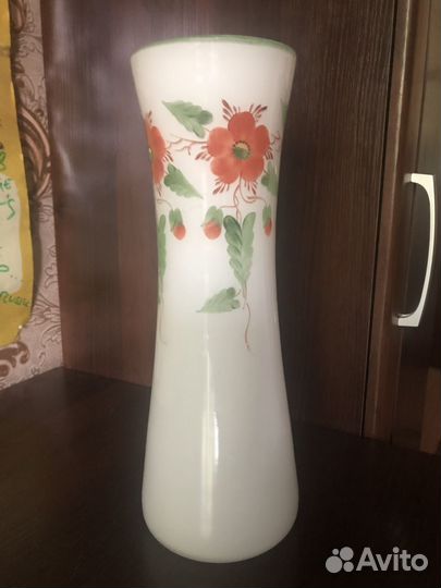 Ваза молочное стекло СССР