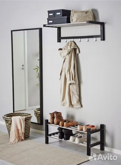IKEA чусинг вешалка настенная с полкой