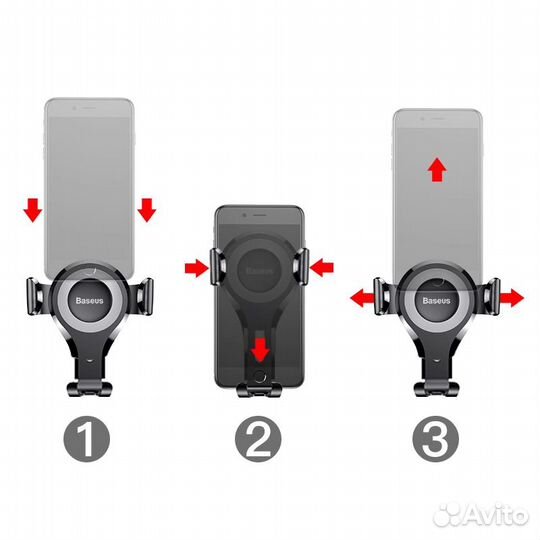 Автомобильный держатель Baseus Osculum (suyl-XP01)