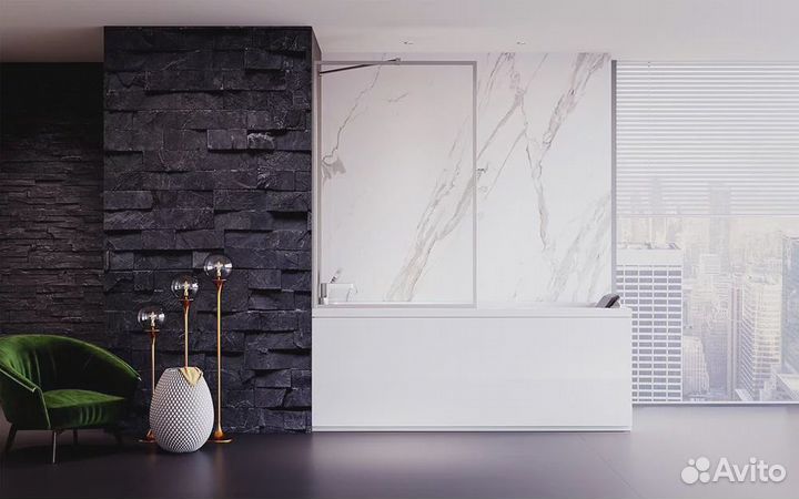 Veconi PL85-70-01-C7 Шторка на ванну