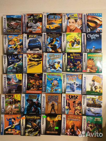 Картриджи game boy advance, обмен