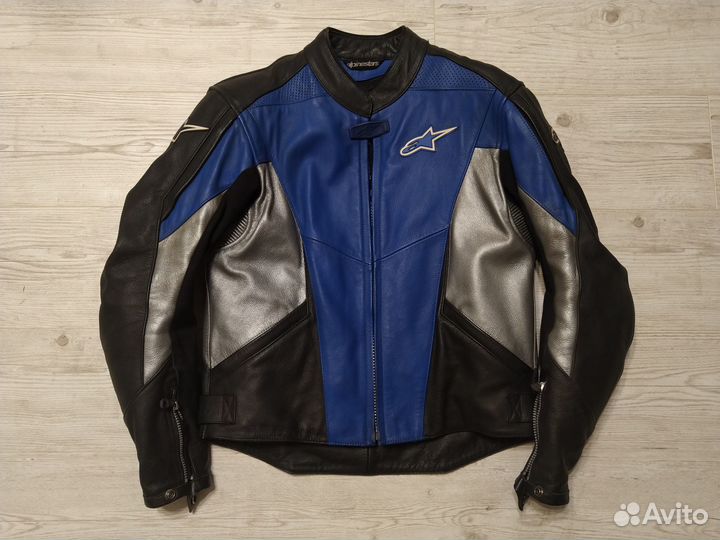 Мотокуртка кожаная Alpinestars. Размер eur 50