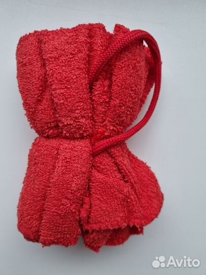 Набор: мочалка, полотенце и расчёска