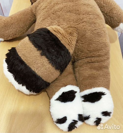 Бегемот. Енот. Игрушки. Винтаж