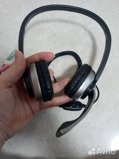 Наушники genius с микрофоном