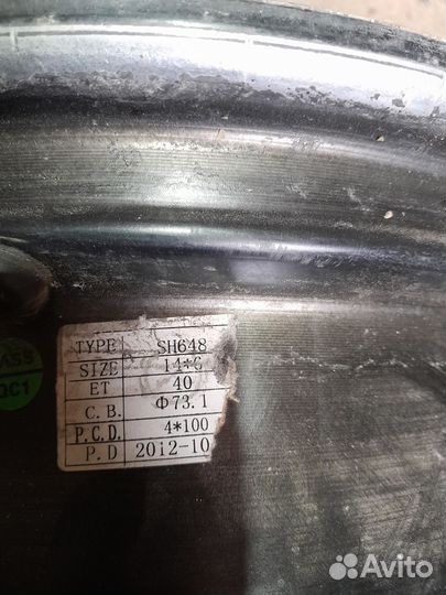 Диски r14 renault logan