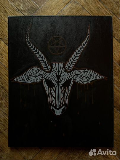 Картина акрилом 