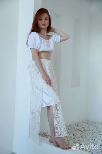 Юбка из кружева