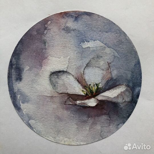 Акварель миниатюра