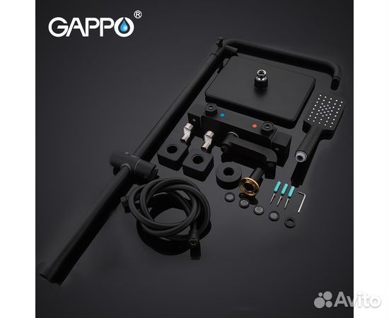 Душевая система G2491-6 Gappo с тропическим душем