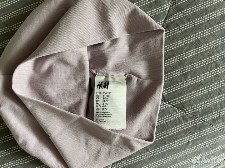 Шапочка для девочки hm 104/122