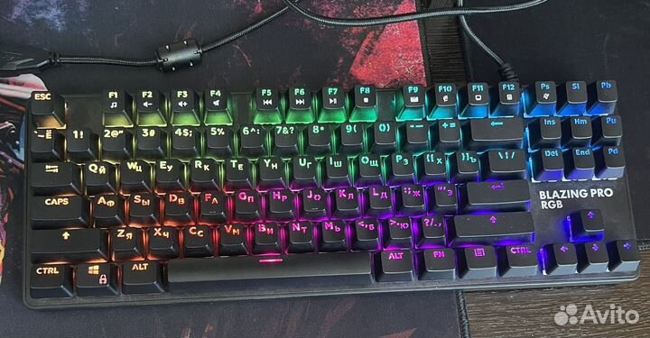 Игровая клавиатура. Dexp Blazing RGB