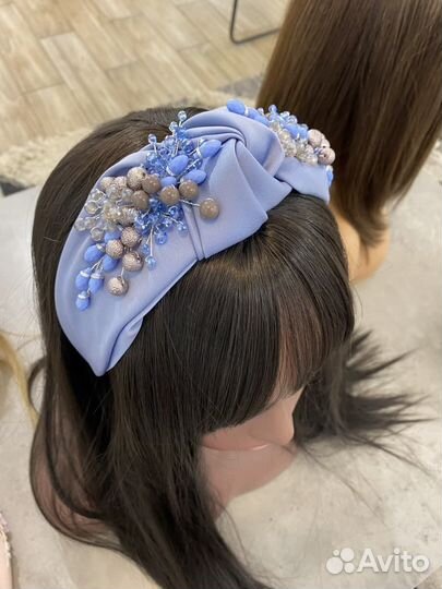 Ободок для волос ручной работы