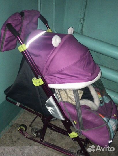 Коляска санки