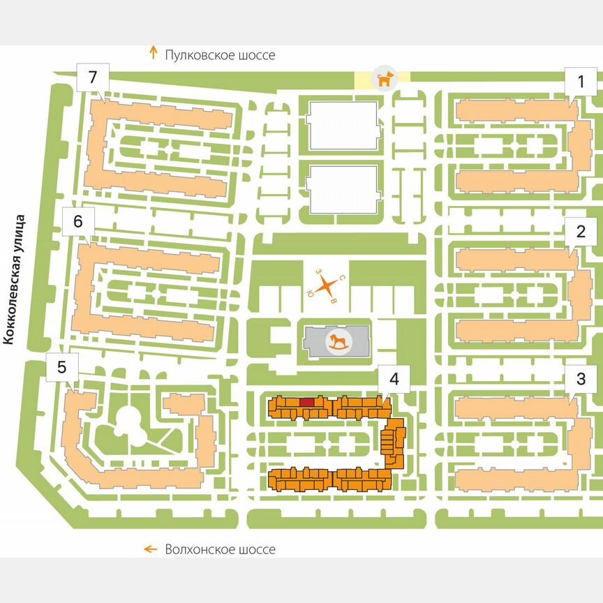 2-к. квартира, 56,1 м², 3/5 эт.