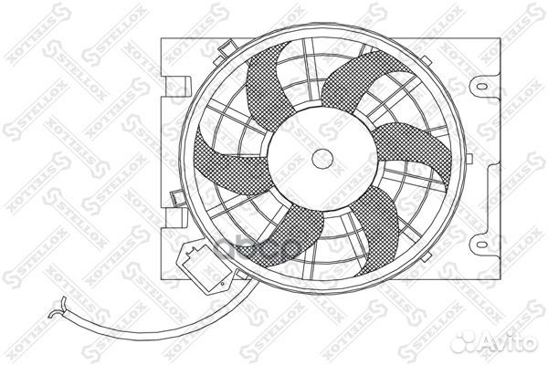 29-99265-SX вентилятор охлаждения Opel Astra/Z