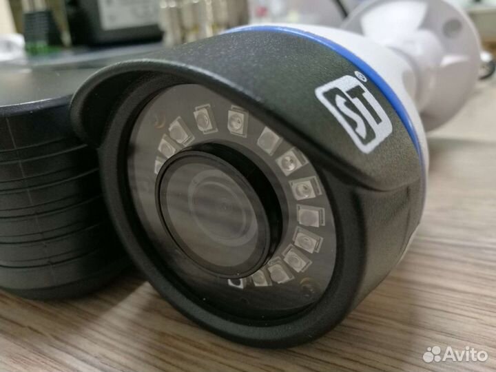 Комплект видеокамер на 2 уличные AHD камеры 2 мп