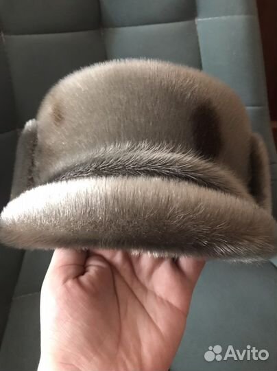 Шапка мужская, норка, в идеальном сост, р 58/60
