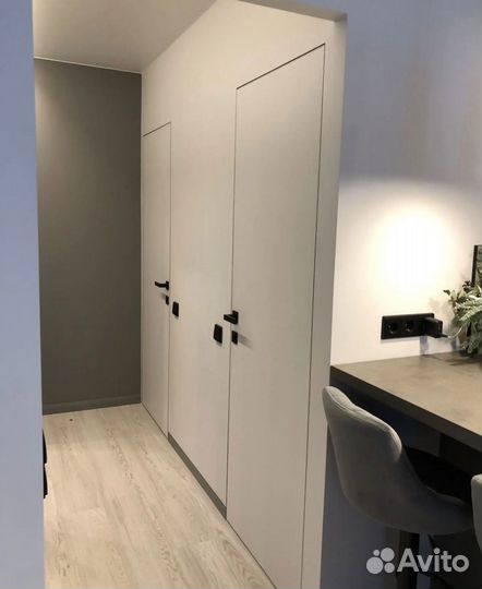 Скрытые межкомнатные двери под покраску