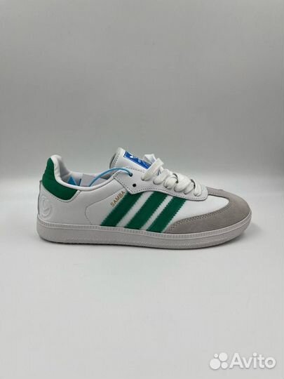 Adidas Samba Бело-зеленый