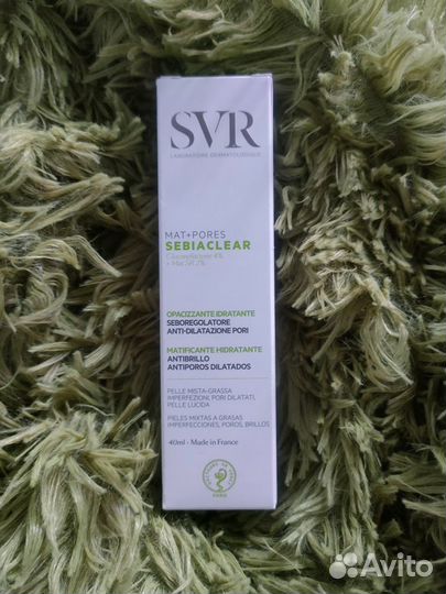 Гель-уход для лица SVR Sebiaclear mat+pores