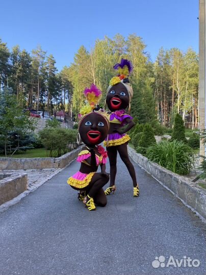 Мулатка, костюм ростовой куклы